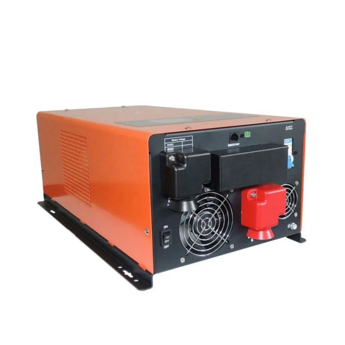 6000W 24v 48v dc to ac 110v 220v mpt 태양열 인버터 60A 충전 전류 lifepo4 배터리