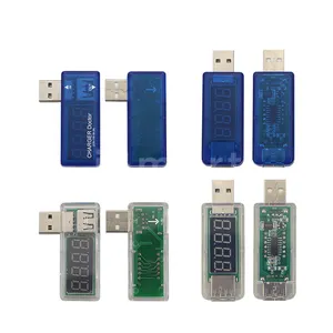 Digitale Usb Mobiele Power Opladen Stroom Spanning Tester Meter Mini Usb Oplader Arts Voltmeter Ampèremeter