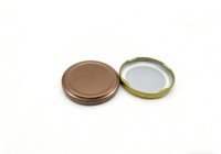 Bouchons à vis en fer blanc de qualité alimentaire, couleur argent et or, étanches, pour bouteilles en verre de boissons, 43mm, 48mm, 53mm, 58mm, 63mm, 66mm, 70mm, 77mm, 82mm