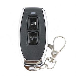 Control cerradura de puerta de acceso de interruptor de inducción térmica dos teclas ON/OFF control remoto 433 código de aprendizaje interruptor de control remoto - Product Image 1