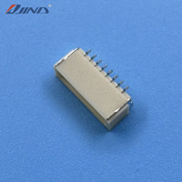 Conector Flexible de Bronce Fosforado de 8 Pines y 1.0mm, Solución de Conexión SMT 1.0T-1-WT-8A para PCB, 50V 1A, Horizontal/Vertical