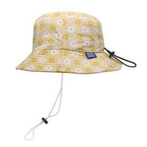 Chapeau Bob de Surf Imprimé Floral Personnalisé de Haute Qualité à Séchage Rapide avec Sangle de Sécurité Ajustable et Cordon Étanche - Product Image 2