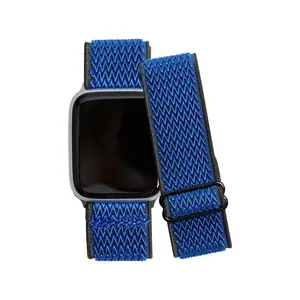 Tali jam tangan nilon tali pergelangan tangan elastis terlaris dalam 25mm untuk jam Tissot