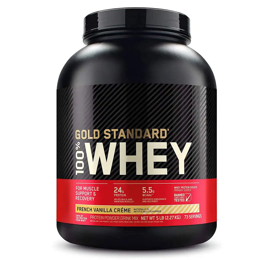 Susu vanili organik bubuk isolasi Whey mentah Protein kebugaran untuk ketahanan dewasa bubuk Whey