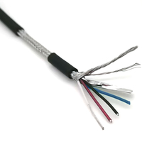24AWG 2 paires de câbles de contrôle de lumière XLR DMX 512 110ohm Mobile AES/EBU Signal Cord Bulk Data Wire pour systèmes d'éclairage Haut-parleur