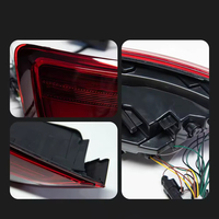 Feux arrière LED complets modifiés pour Audi A3 berline 2013-2019, lentille rouge, feux stop arrière, pièces de rechange pour éclairage automobile