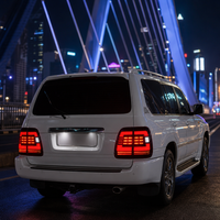 Conjunto de Luces Traseras LED Modificadas con Luz de Circulación Diurna y Señal de Giro Secuencial para Lexus LX470 2004-2007 UZJ100