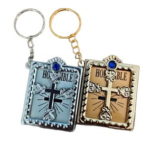 Mini pendentif religieux, mini porte-clés Bible anglaise, petite Bible sacrée, petit bijou de luxe - Product Image 5