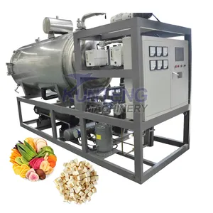 Cold air dehydrator freeze dryer untuk farmasi milk whey powder flower garlic fruits vacuum freeze drier drying oven machine