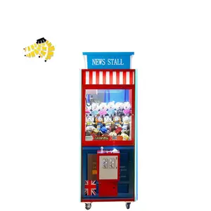 xjd-471Mini Big Fun Stuffed Plush Toys Crane Claw Machine Arcade Indoor Games Coin Operated Gift Prize Vending Catch Toy Machine
