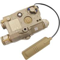 Pointeur tactique d'extérieur, laser rouge, lumière blanche, étui en nylon, batterie, accessoires de chasse, direct