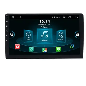 Phổ DIN đôi Android 12 hệ thống 9 inch 2 + 32 gam Carplay Android tự động Bảng điều khiển Android đài phát thanh xe với máy ảnh