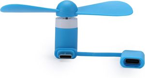 Ventilatore USB Portatile Personalizzato con Logo, Mini Ventilatore di Alta Qualità per Cellulare, 2-in-1 per Viaggi e Uso Estivo - Product Image 3