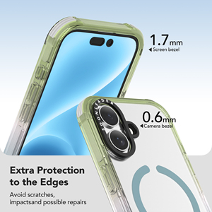 Soonleader Usine En Gros Gradient Anti-Chute Magnétique TPU TPE Bord Cas Antichoc Coloré Conception <span class=keywords><strong>Couverture</strong></span> de Téléphone Pour iPhone 16 - Product Image 6