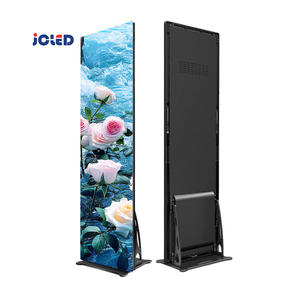 Indoor Vertical P2.5 2.5mm Triple Foldable LED Screen Wall Outdoor Floor Stand Folding Poster <b>Display</b> Wheels IP65 Shopping Mall - Product Image 5