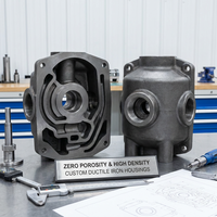 Fabrication FCD500 OEM Personnalisée Marque LF Certifiée ISO9001 Service de Fonderie de Sable en Fonte Ductile ASTM A536 et Fonte Nodulaire SG