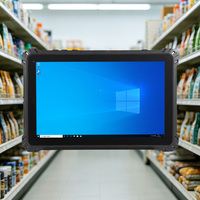 Tablet PC Resistente de 10.1 Pulgadas FHD, 8GB+128GB, Windows/Linux 11, Computadora Industrial con Panel, Lector de Huellas Dactilares y NFC Opcional