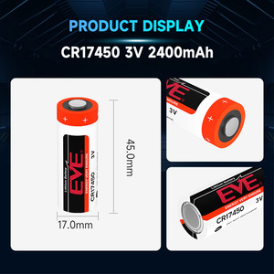 EVE <span class=keywords><strong>3V</strong></span> 2400mAh非充電式limno2リチウム電池<span class=keywords><strong>cr17450</strong></span>ガス警報用リチウム一次電池火災警報器 - Product Image 3