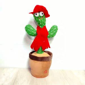 Juguete de flores de baile eléctrico suave <span class=keywords><strong>Cactus</strong></span> de baile cantando - Product Image 2