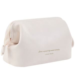 Nouvelle trousse de toilette de voyage design, imperméable, fermeture éclair, sac de rangement en cuir PU, sac de maquillage portable - Product Image 6