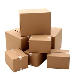 Wholesale Large Shipping Customized Brown Corrugated Cardboard Box Wine Packing Shipping Paper Carton Box Shipment Boxes 2023