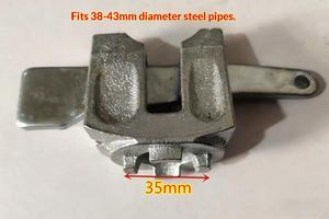 Connecteur rapide pour structure de scène, tête de poutre pour accessoires de scène, tube de 40 à 48 mm, connecteur droit pour structures modulaires de plateformes événementielles - Product Image 2