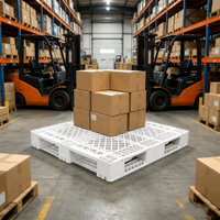 Palette en plastique double face de haute qualité 1300*1100mm pour conteneur, durable, pour usage logistique, fournisseurs chinois