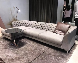 Sofá clásico Chesterfield con hebilla, sofá de cuero verde, muebles para el hogar alemanes, sofá moderno de cuero de lujo para sala de estar - Product Image 6