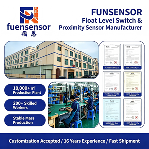 Interruptor de nivel magnético FuEn PP para tanque de formación de baterías, nivel de electrolito 110VDC/220VDC 0.5A/1.5A, precisión del 0.1%, 1 año de garantía - Product Image 2