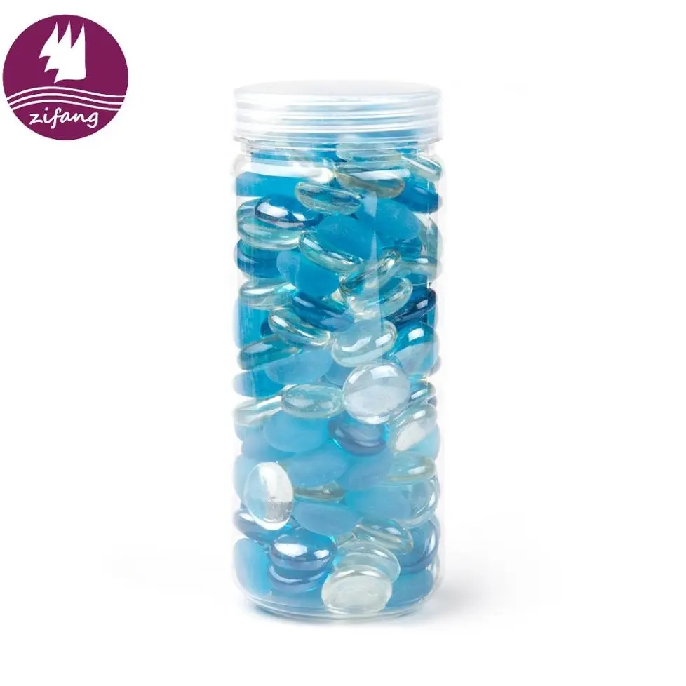 Beach Sea Glass Beads Non-Toxic Lead Free for Aquarium Crafts Decor Vase Filler