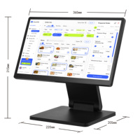 Заводская цена Win10 N97 15,6 Touch POS система Win10 N97 окно кассовый аппарат