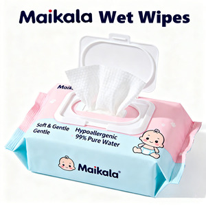 ผ้าเช็ดทำความสะอาดเด็กแรกเกิดแบบนุ่มพิเศษ ผลิตจากน้ำบริสุทธิ์ ย่อยสลายได้ตามธรรมชาติ ไม่ถักทอ ได้รับการรับรองมาตรฐาน CE ISO นุ่มเป็นพิเศษ 56 ชิ้น/ถุง - Product Image 6