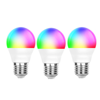 Ampoules intelligentes à télécommande très vendues, ampoules LED intelligentes Wi-Fi RGB couleur 9W SMD Meross, ampoule intelligente rechargeable