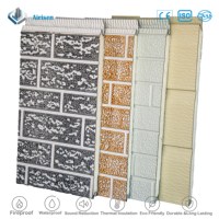 Panneaux sandwich pour usine, âme en mousse PU, écologiques, durables, ignifuges, imperméables, murs préfabriqués pour bâtiments industriels