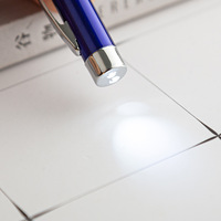 Stylo bille 5-en-1 avec pointeur laser rouge, antenne télescopique rétractable, lampe torche LED, forme animale, boîtier métallique, outil pédagogique, stylo à logo