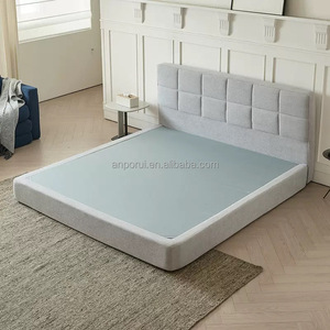 Surmatelas en mousse haute densité compressible, cadre de lit souple, tête de lit murale à velcro, housse lavable, cadre de lit souple - Product Image 6