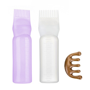 Hair <b>Dye</b> Bottle Set With Ipe Wood Massage Comb Antistatic For Home Use Large Size 3 Piece Shampoo Conditioner Set - Product Image 1