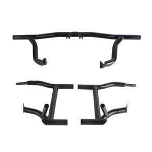 Protecteur de sacoche de moto Powdercoat noir brillant pour Harley Street Glide/Road Glide/Road King/Electra Glide 2014-2025 - Product Image 1