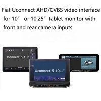 Interface Vidéo CAM-Ducato 2020 pour Caméra de Recul et Avant avec Lignes Directrices de Stationnement pour Fiat 500e, Ducato 3 et Jeep Compass 2021 Uconnect