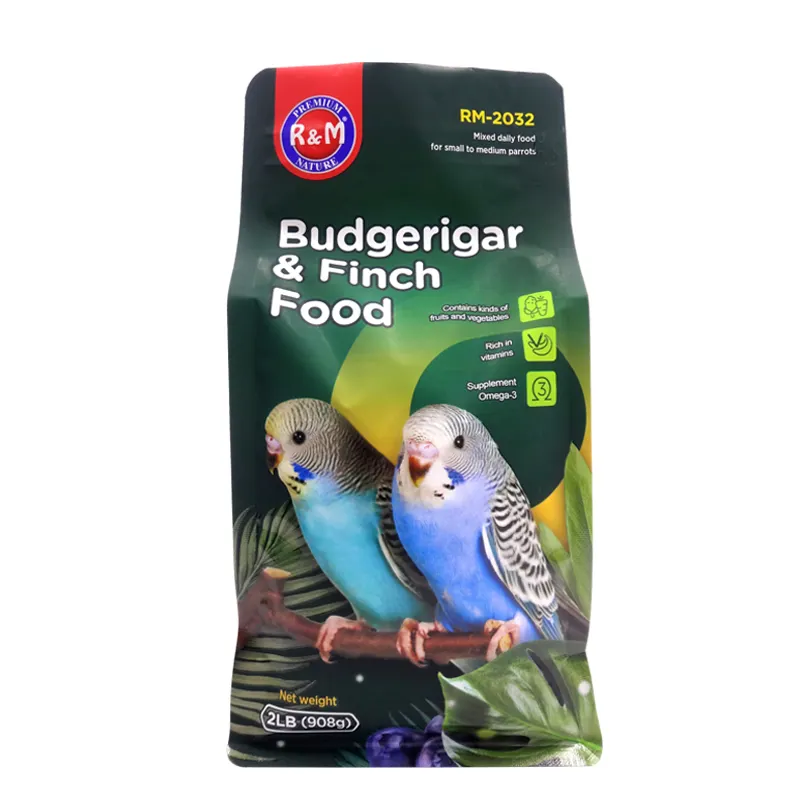 2LB เป็นมิตรกับสิ่งแวดล้อมที่มีคุณภาพสูง Budgerigar นกแก้วอาหาร