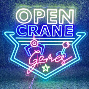 Panneau néon LED « Allez-moi-y-donner du poulet et dites-moi que <span class=keywords><strong>je</strong></span> suis belle » - Police jaune et blanche |   Lumière décorative pour restaurant de burgers, diner, café - Product Image 3