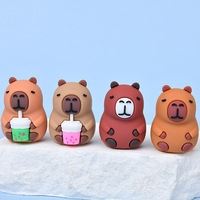Taille-crayon pratique Capybara créatif mignon dessin animé étudiant Portable vente chaude amusant papeterie en gros