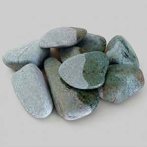 Piedras de Canto Rodado Verdes Naturales Irregulares, Ecológicas, Duraderas y de Primera Calidad para Jardinería, Paisajismo y Caminos Exteriores - Product Image 1