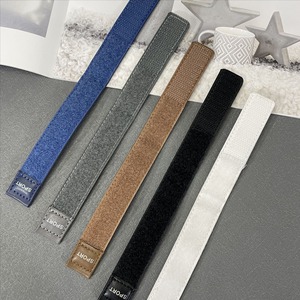 Forwelleny sang trọng chất lượng cao da 20mm nối hành tinh hành tinh loạt Velcro Dây đeo đồng hồ thể thao - Product Image 2