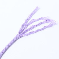 Personnalisé multicolore 1-6mm coton corde tressé macramé coton corde macramé fil pour crochet balançoire hamac plante cintres