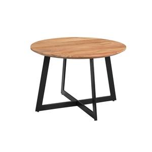 โต๊ะกาแฟฟลินท์ร่วมสมัย |   ท็อปไม้ธรรมชาติทนทาน |   ฐานเหล็กแข็งแรง |   โต๊ะสำหรับโฮมออฟฟิศ ร้านกาแฟ โรงแรม และห้องนั่งเล่น - Product Image 3