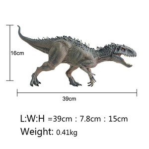 Thế giới mới lạ Jurassic thời gian khủng long con số thiết kế mới PVC đồ chơi động vật sán Đầu - Product Image 5
