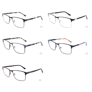 BONA Unisex Montura <span class=keywords><strong>de</strong></span> anteojos <span class=keywords><strong>de</strong></span> aleación azul <span class=keywords><strong>Gafas</strong></span> ópticas <span class=keywords><strong>de</strong></span> alta calidad con nuevo diseño para lentes <span class=keywords><strong>de</strong></span> miopía Características Filtro <span class=keywords><strong>de</strong></span> luz azul - Product Image 2