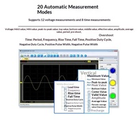 Oscilloscope virtuel USB pour ordinateur authentique Hantek6022BE, analyseur logique 2 canaux 6254BD/BC/BE 6074BD 6104BD 6204BD