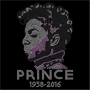 Prince pour T-Shirt Nouveau produit Mode Rock Strass Transfert de chaleur - Product Image 1
